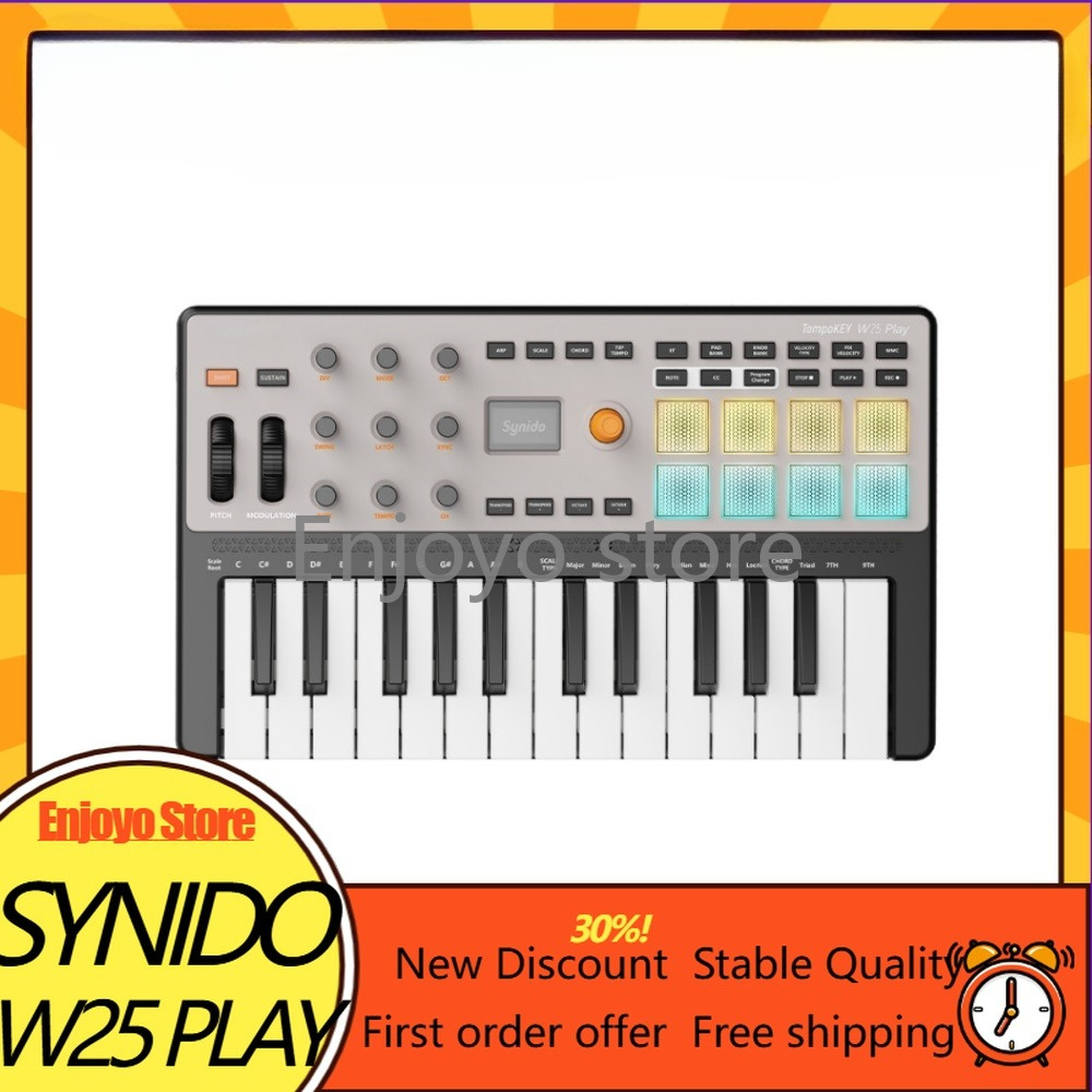 Synido TempoKEY W25 Play Wirel - Midi Controller Pad 评论和价格