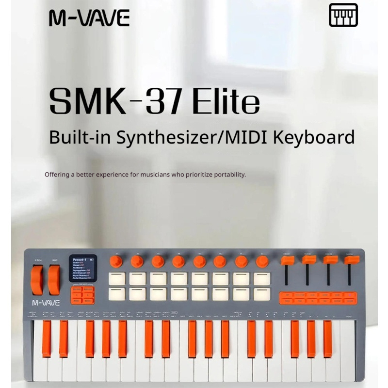 M VAVE SMK 37 Elite 37 Key MID - Midi Controller Pad 评论和价格