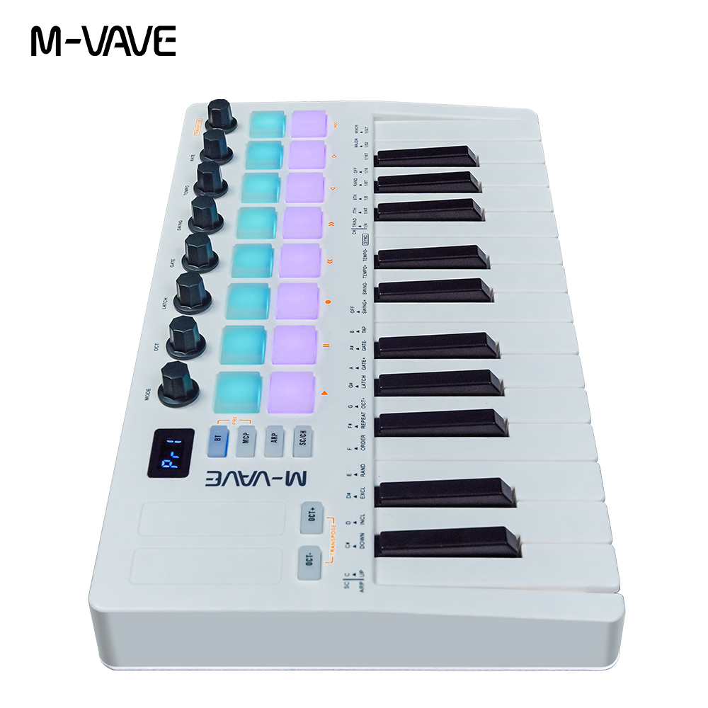 M-VAVE SMK-25 II 25 Key Blueto - Midi Controller Pad 评论和价格