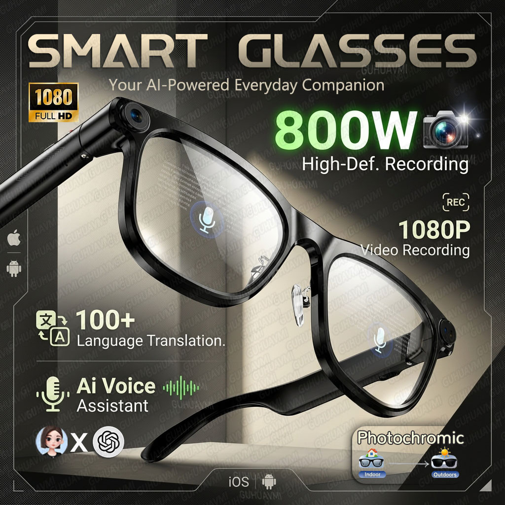 2026Hot Sale AI Smart Glasses  - Audio Music Image 评论和价格