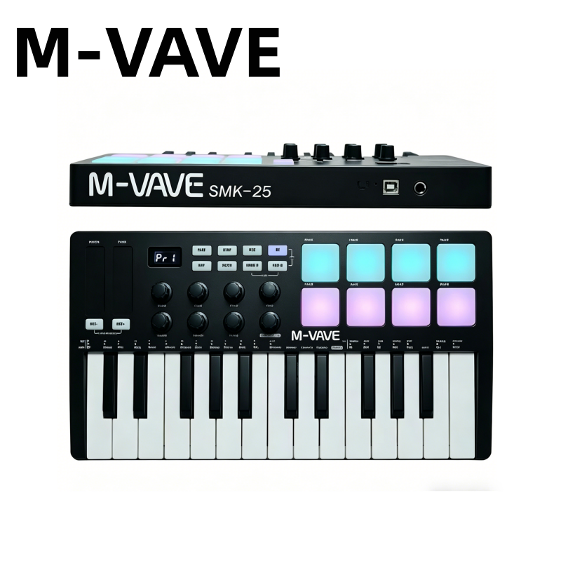 M-VAVE SMK-25 Black Portable M - Midi Controller Pad 评论和价格